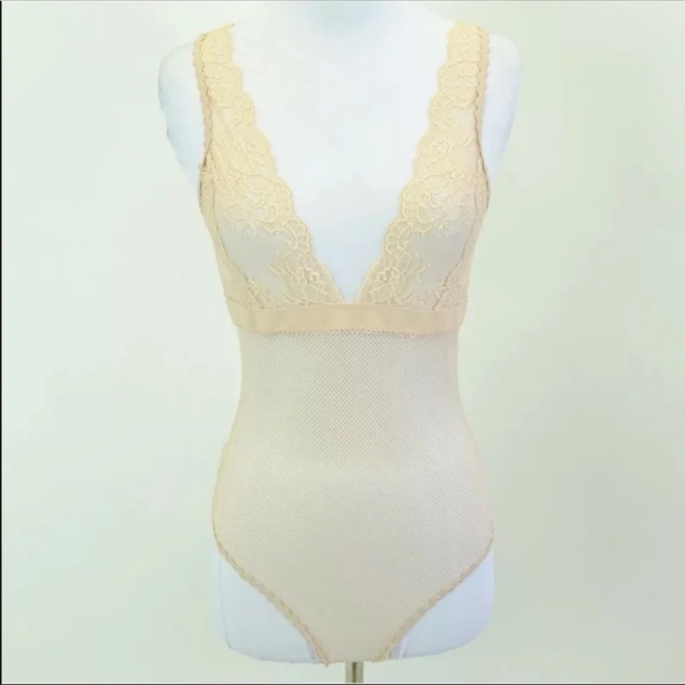 Kim Kardashian West Stella McCartney Lace Bodysuit, Size Medium